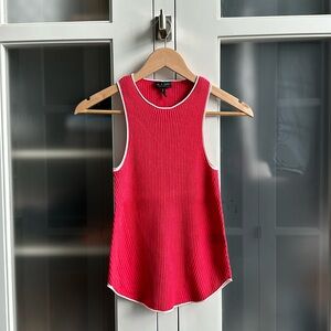 Rag & Bone -Kishi Seamless Red and Pink Tank